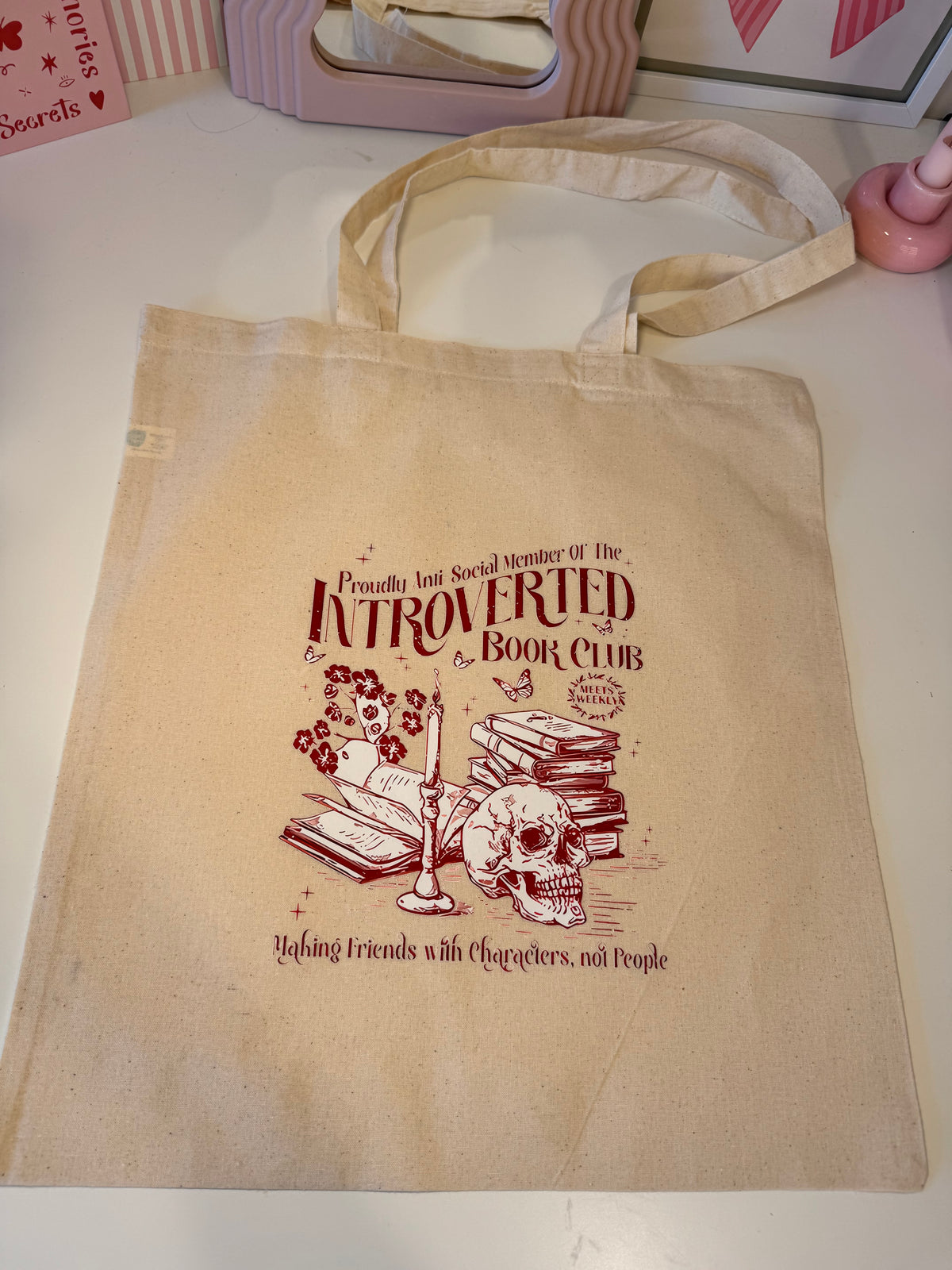 Tote bag Introvertie 📖