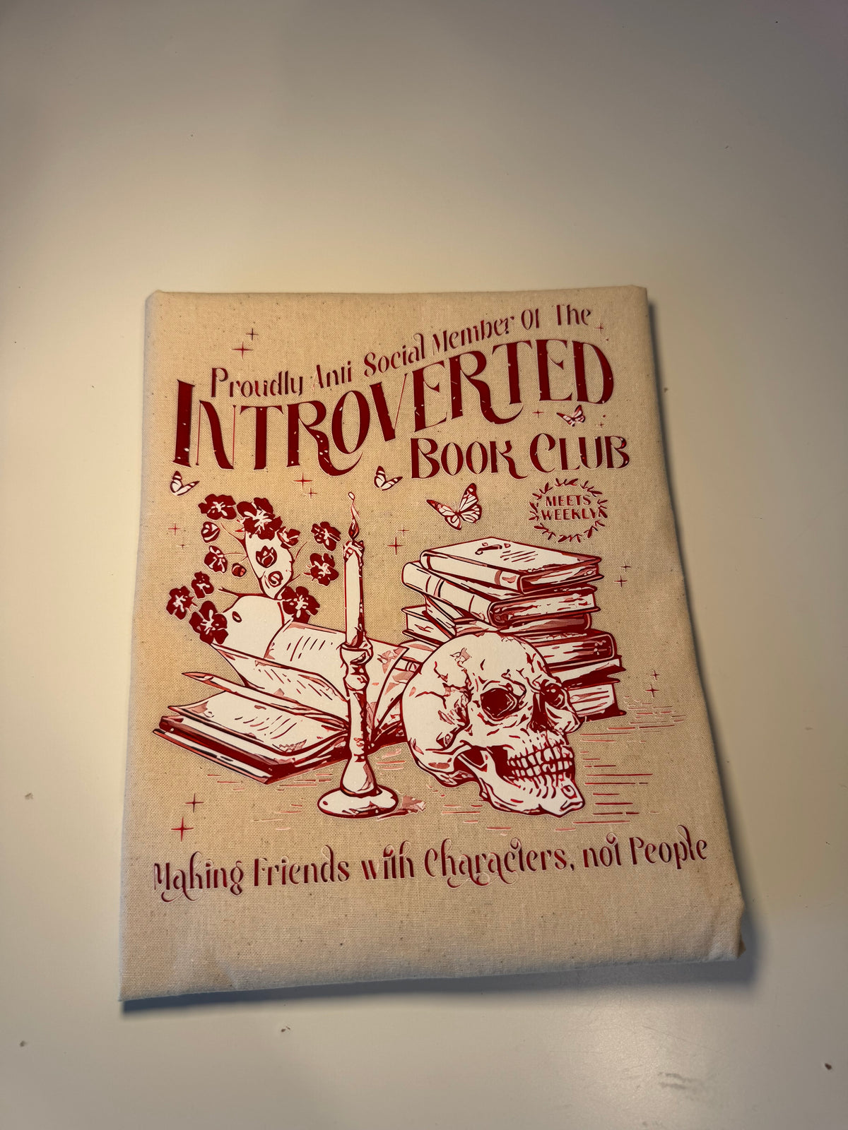 Tote bag Introvertie 📖