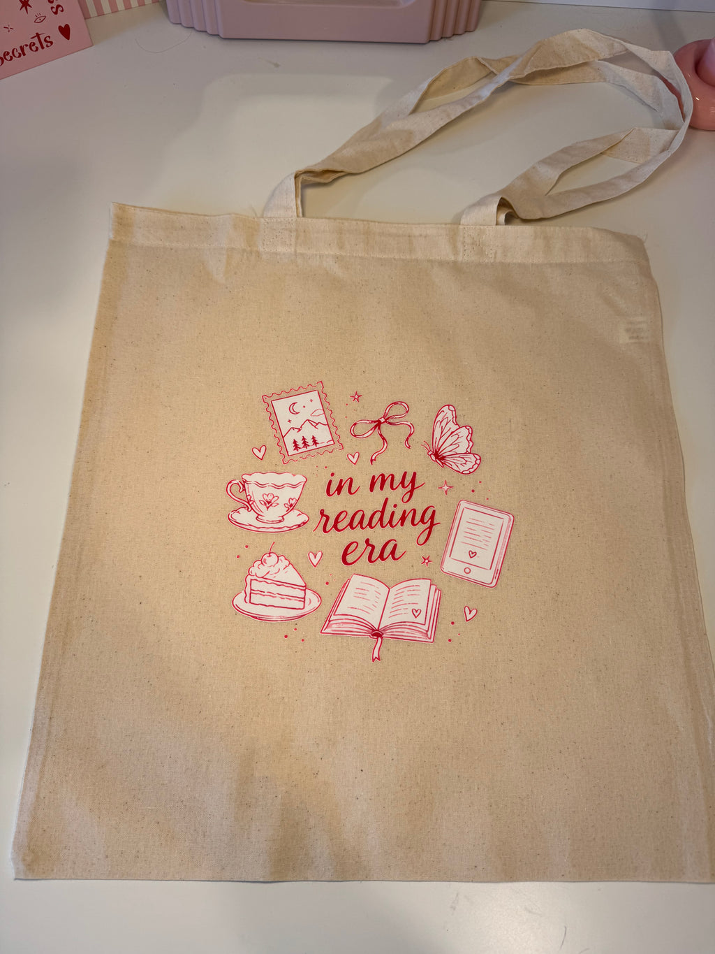 Tote bag Reading era 📖